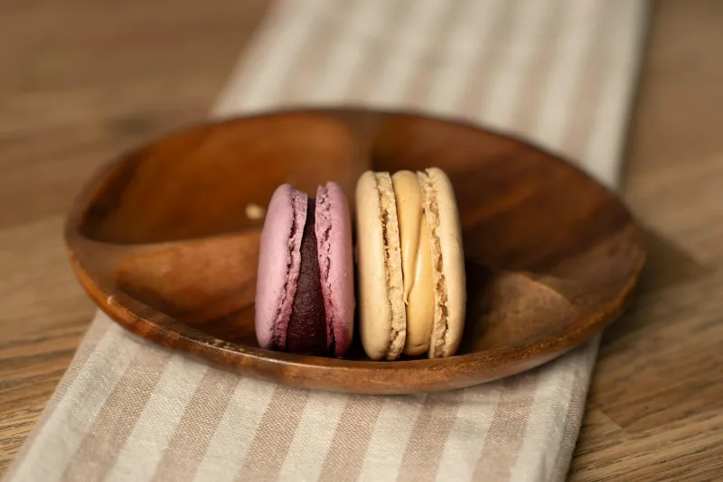 Macarjuur koos värskete puu- ja köögiviljadega vegantoidus