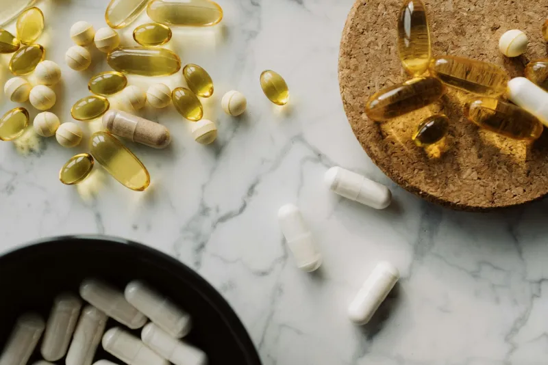 Magnesium supplements in capsules and powder form