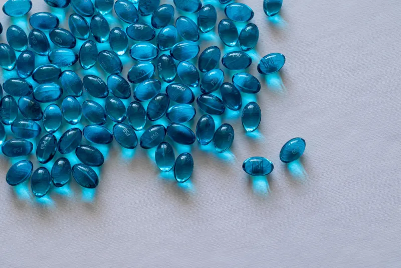 Biotin capsules for energy and hair support