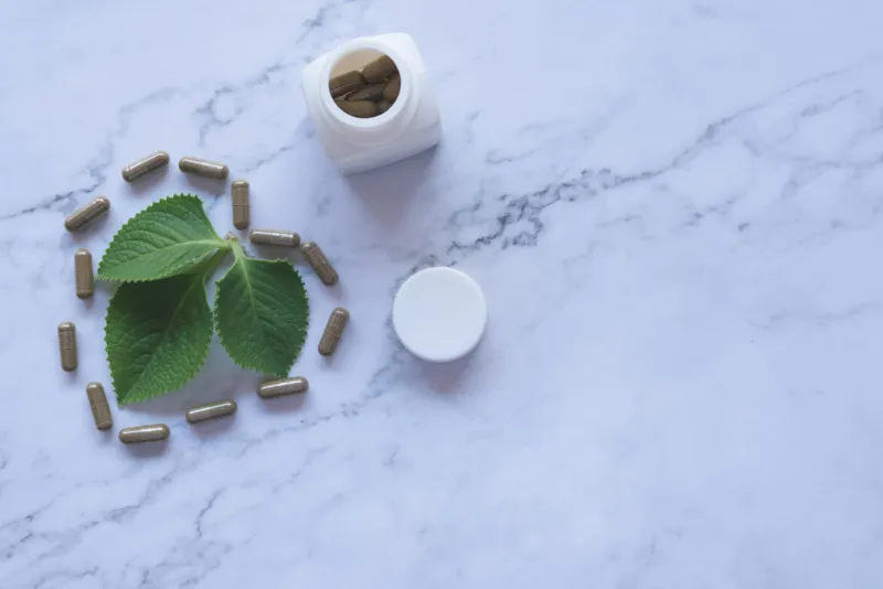 NAC supplement capsules