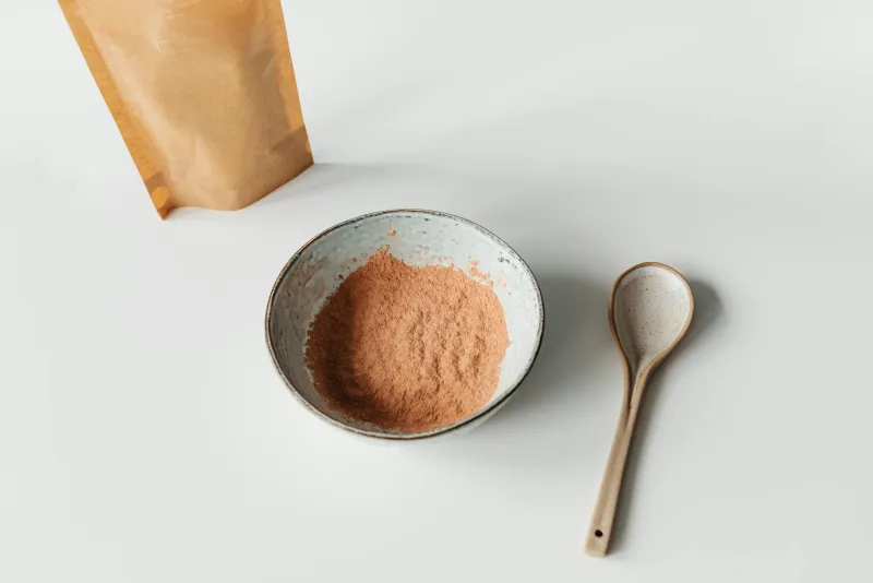 Maca root and supplement capsules