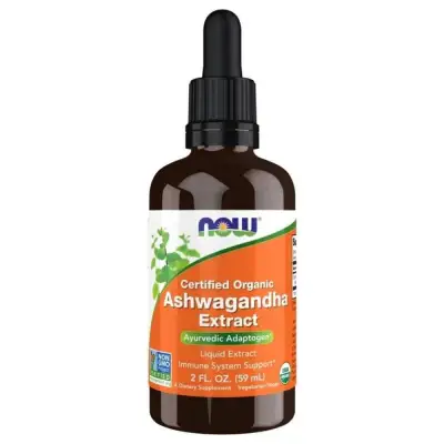 NOW Orgaaniline Ašvagandha vedel ekstrakt - 59 ml — Liquid - image 1 of 2
