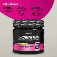 BIOTECHUSA L-Karnitiin - Sidruni jäätee — Iced Tea — Powder view 2