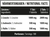 MST BCAA Huge - 200 Tabletti — Tabs view 3