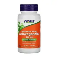 NOW Ašvagandha 450mg - 90 kapslit — Capsules view 1