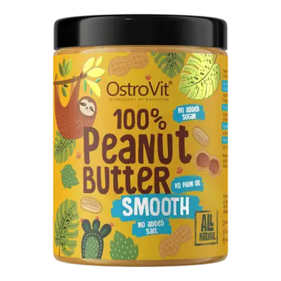 OstroVit 100% Арахисовое масло - Кремовое 1000г — Peanut Butter — Spread - image 1 of 2