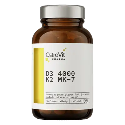 OstroVit Pharma D3 4000 IU + K2 MK-7 - 90 tabletti — Tabs - image 1 of 3