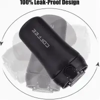 Roostevabast terasest termostass kõrre ja topeltkaanega 400ml must — Accessory view 6