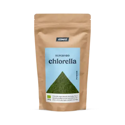 ICONFIT Superfoods Orgaaniline Klorellapulber - 125g — Unflavored — Powder - product image