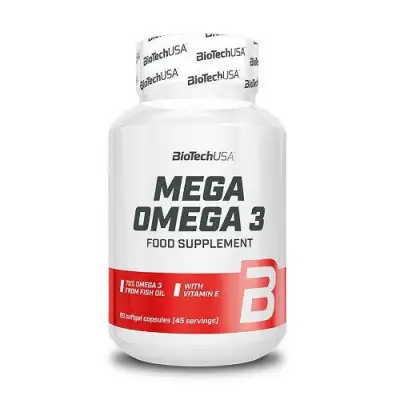 BIOTECHUSA Mega Omega 3 - 90 капсул — Unflavored — Capsules - image 1 of 2