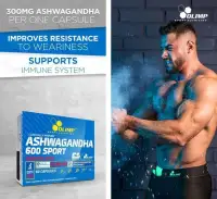 Olimp Ashwagandha 600 Sport - 60 Capsules — Capsules view 2