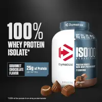 Dymatize ISO 100 - Chocolate Gourmet — Chocolate — Powder view 2