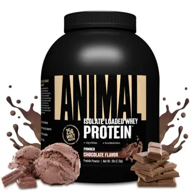 Universal Animal Whey Isolate Loaded - Chocolate — Chocolate — Powder - image 1 of 2
