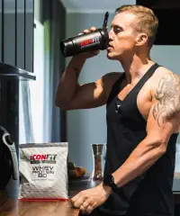 ICONFIT Whey Protein 80 - Gingerbread 1kg — Dessert — Powder view 2