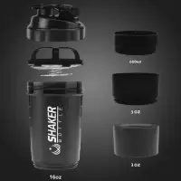 Portable Protein Shaker blue TM — Accessory view 3