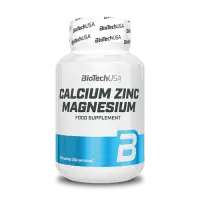 BIOTECHUSA Calcium Zinc Magnesium - 100 Tablets — Tabs view 1