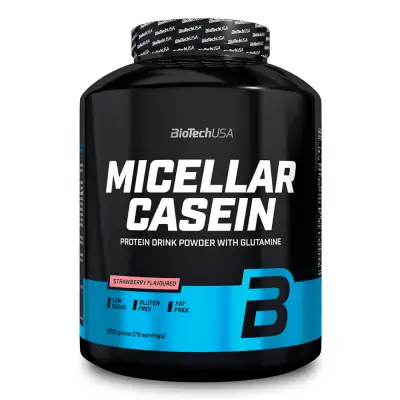 BIOTECHUSA Micellar Casein - Strawberry — Strawberry — Powder - image 1 of 2