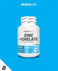 BIOTECHUSA Zinc + Chelate - 60 Tablets — Tabs view 2