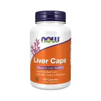 NOW Liver Caps - 100 Capsules — Capsules view 1