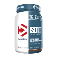 Dymatize ISO 100 - Fudge Brownie — Fudge Brownie — Powder view 1