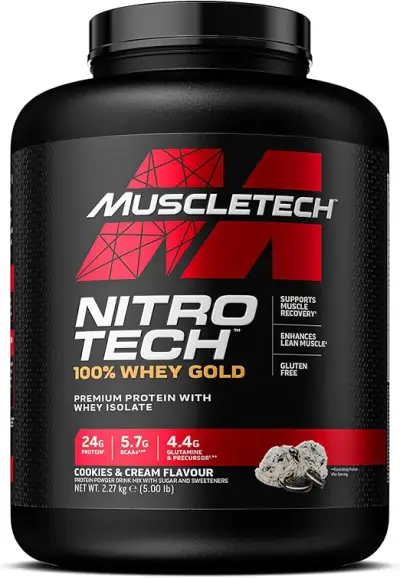 MuscleTech Nitro Tech 100% Whey Gold - Küpsised ja kreem — Cookies And Cream — Powder - image 1 of 2