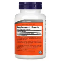 NOW GABA 750 mg - 100 Veg Capsules — Capsules view 2