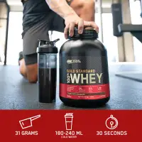 Optimum Nutrition Gold Standard 100% Whey - Клубника — Strawberry — Powder view 2