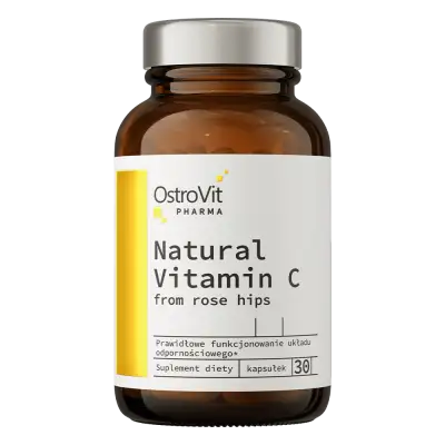 OstroVit Pharma Natural Vitamin C from Rose Hips - 30 Capsules — Unflavored — Capsules - image 1 of 3