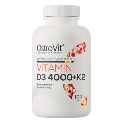 OstroVit Vitamin D3 4000 IU + K2 100tabs — Tabs - image 1 of 3