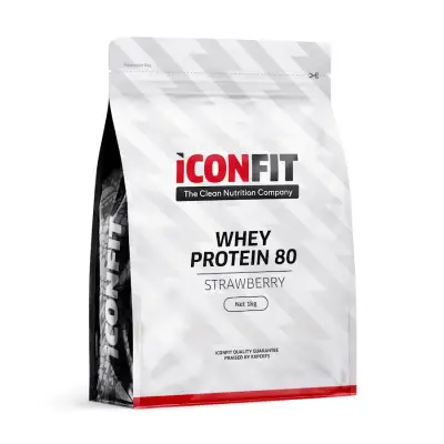 ICONFIT Whey Protein 80 - Maasikas 1kg — Strawberry — Powder - image 1 of 2