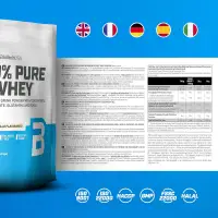 BIOTECHUSA 100% Pure Whey - Õunakook — Apple — Powder view 2