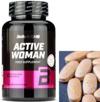 BIOTECHUSA Active Women - 60 Tablets — Tabs view 2