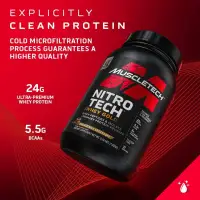 MuscleTech Nitro-Tech Performance - Prantsuse Vaniljekreem — Prantsuse Vaniljekreem — Powder view 2