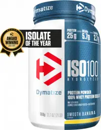 Dymatize ISO 100 - Banaan — Banana — Powder view 1