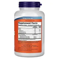 NOW Omega 3 1000mg - 200 Pehmekapslit — Capsules view 2
