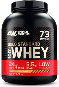Optimum Nutrition Gold Standard 100% Whey 2,27 кг Карамель