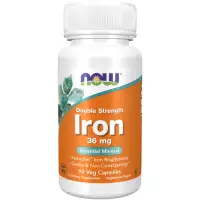 NOW Iron 36 мг Ferrochel 90 капсул
