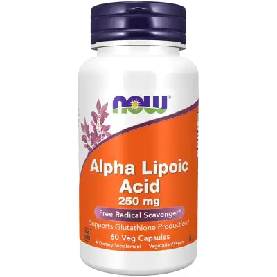NOW Alpha Lipoic Acid 250mg - 60 Veg Caps — Capsules - image 1 of 2