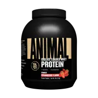 Universal Animal Whey Isolate Loaded - Клубника — Strawberry — Powder view 1