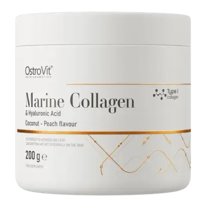 OstroVit Marine Collagen + Hyaluronic Acid 200 g Coconut Peach — Coconut Peach — Powder - image 1 of 3