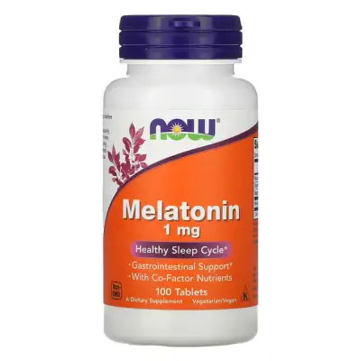 NOW Melatonin 1mg Complex - 100 tabletti — Capsules - image 1 of 2