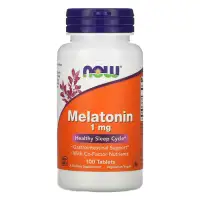 NOW Melatonin 1mg Complex - 100 tabletti — Capsules view 1