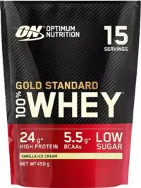 Optimum Nutrition Gold Standard 100% Whey - Ванильное мороженое — Vanilla Ice Cream — Powder view 1