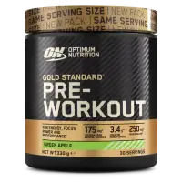 ON Gold Standard Pre Workout - Зеленое яблоко — Green Apple — Powder view 1