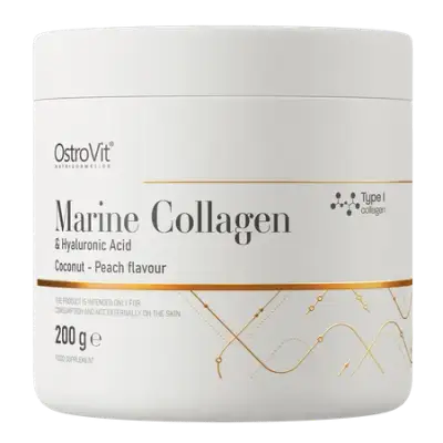 OstroVit Mereline Kollageen + Hüaluroonhape 200 g Kookos-virsik — Coconut Peach — Powder - image 1 of 3