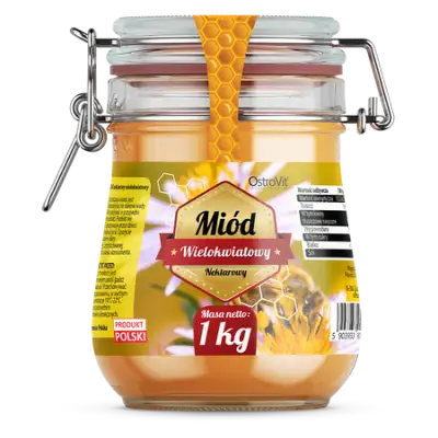 OstroVit Mitmeõieline Mesi - 1000g — Honey — Powder - image 1 of 2