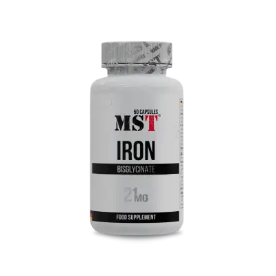 MST Iron Bisglycinate 21 mg - 60 Capsules — Capsules - image 1 of 4
