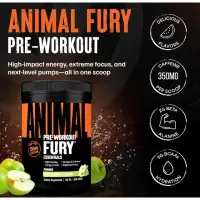 Universal Animal FURY - Green Apple — Green Apple — Powder view 2
