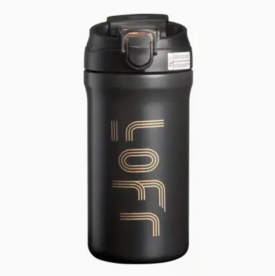 Double-Walled Stainless Steel Coffee Mug 600ml Black — Coffee — Accessory - image 1 of 2