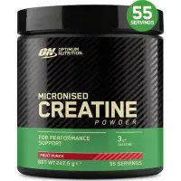 Optimum-nutrition Micronised Creatine 247,5g Puuviljapunch — Fruit Punch — Powder view 1